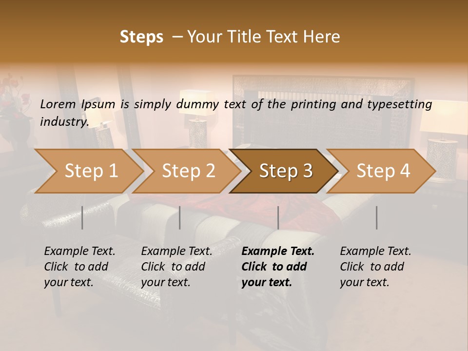 Decoration Lodging Home PowerPoint Template