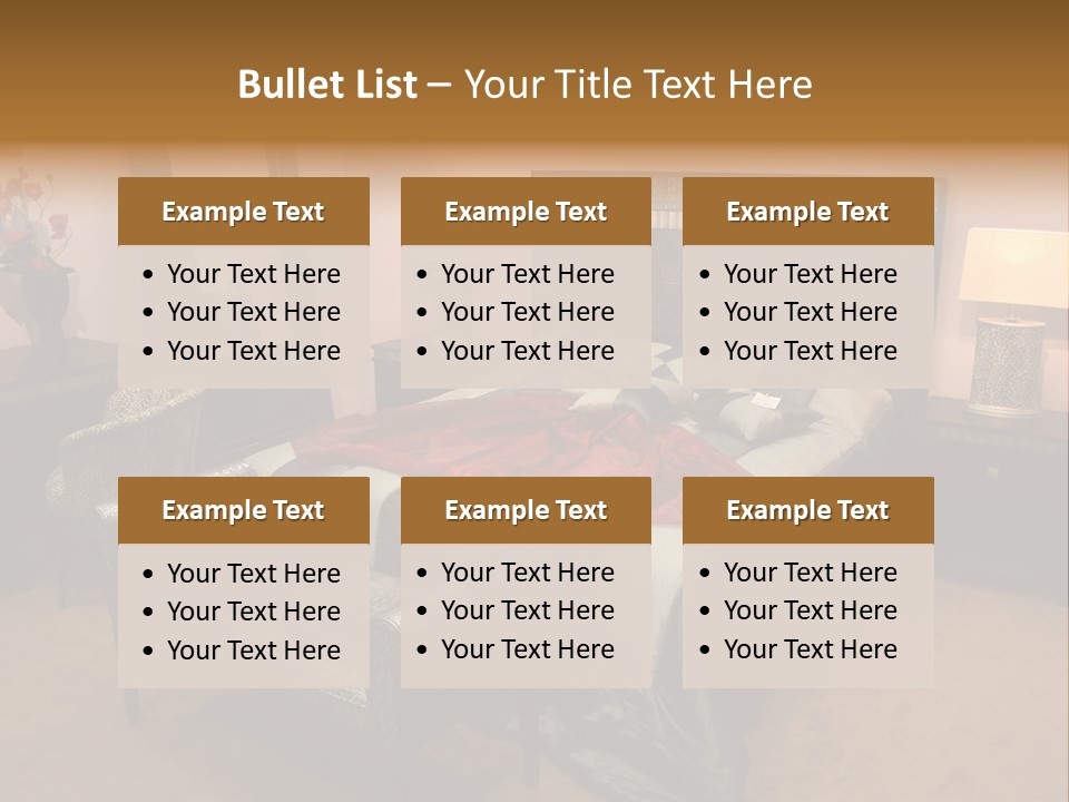 Decoration Lodging Home PowerPoint Template