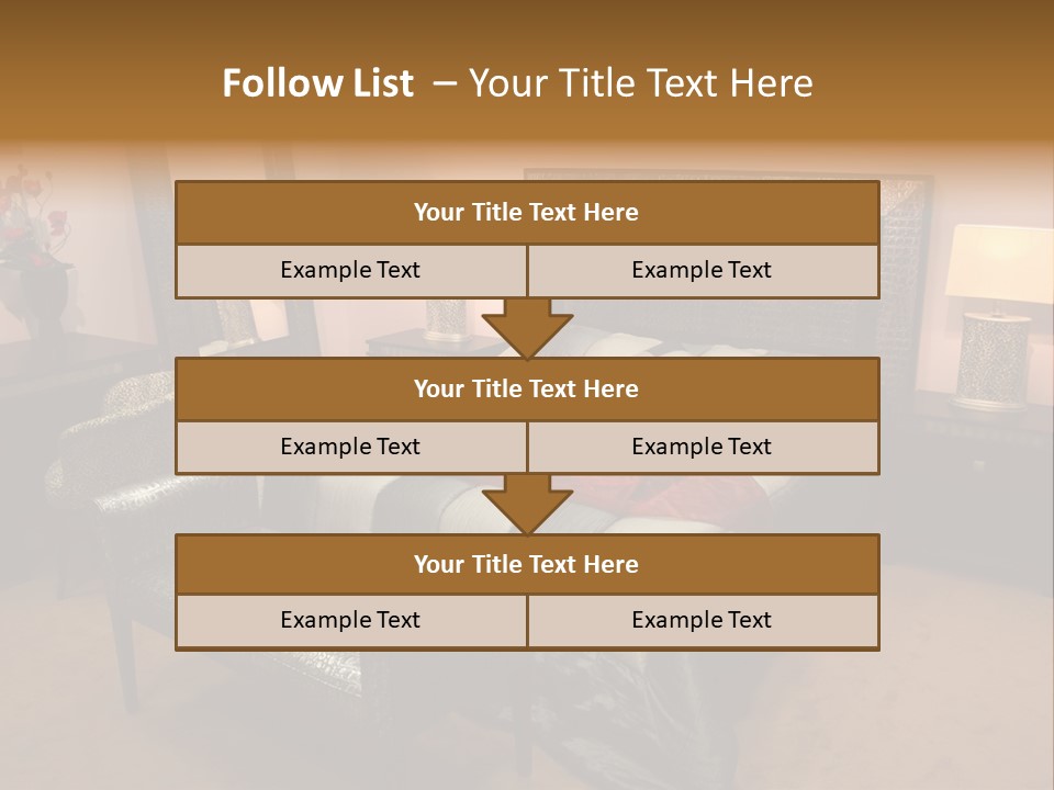 Decoration Lodging Home PowerPoint Template