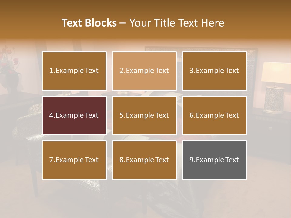Decoration Lodging Home PowerPoint Template
