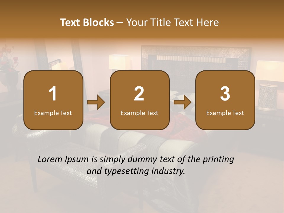 Decoration Lodging Home PowerPoint Template