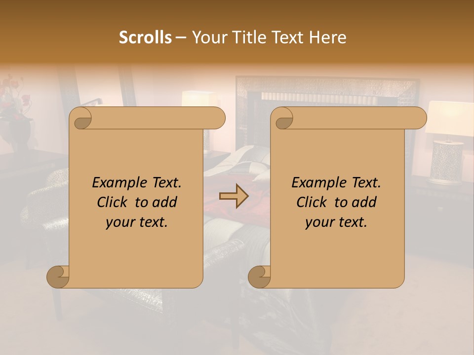Decoration Lodging Home PowerPoint Template