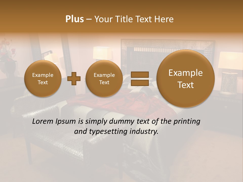 Decoration Lodging Home PowerPoint Template