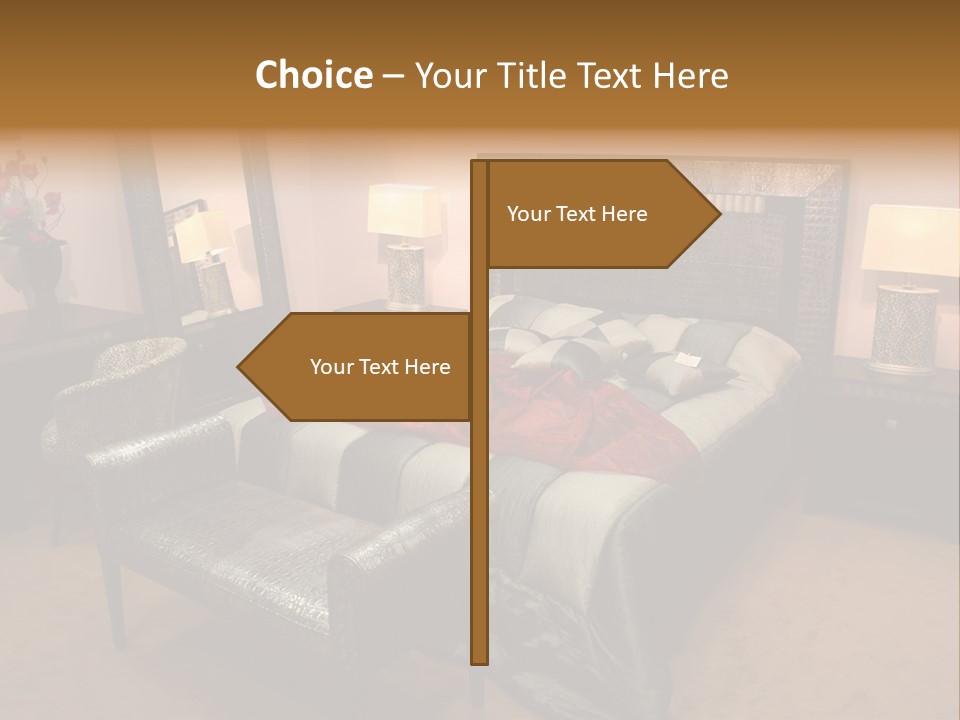 Decoration Lodging Home PowerPoint Template