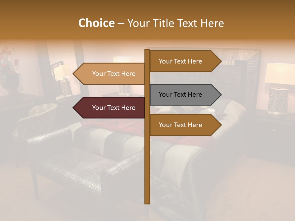 Decoration Lodging Home PowerPoint Template