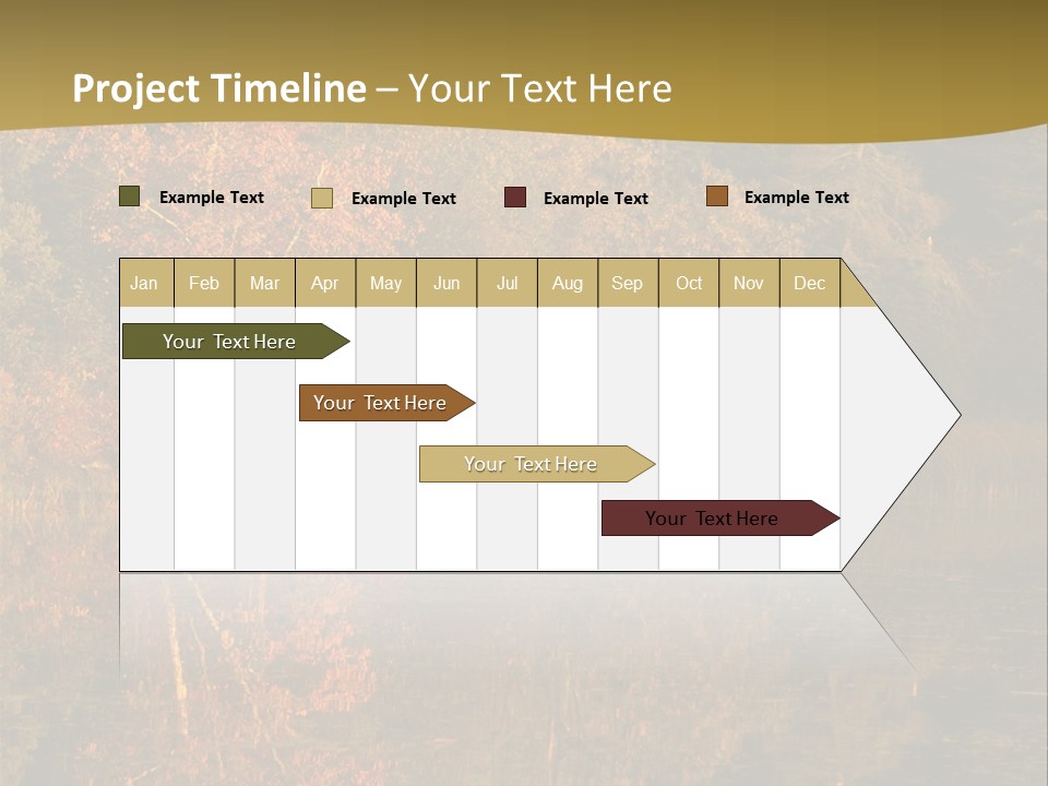 Woodlands Canada Peaceful PowerPoint Template