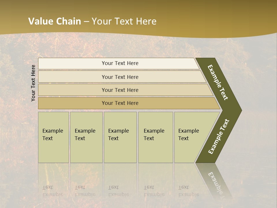 Woodlands Canada Peaceful PowerPoint Template