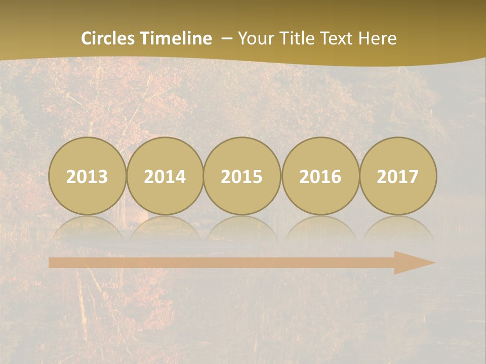 Woodlands Canada Peaceful PowerPoint Template