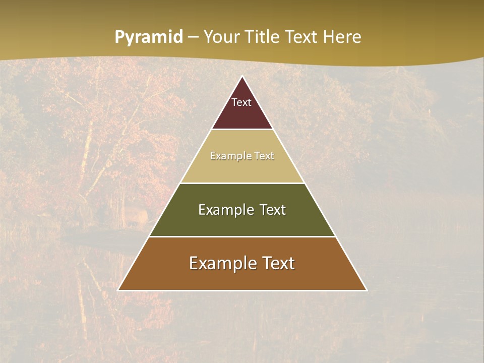 Woodlands Canada Peaceful PowerPoint Template