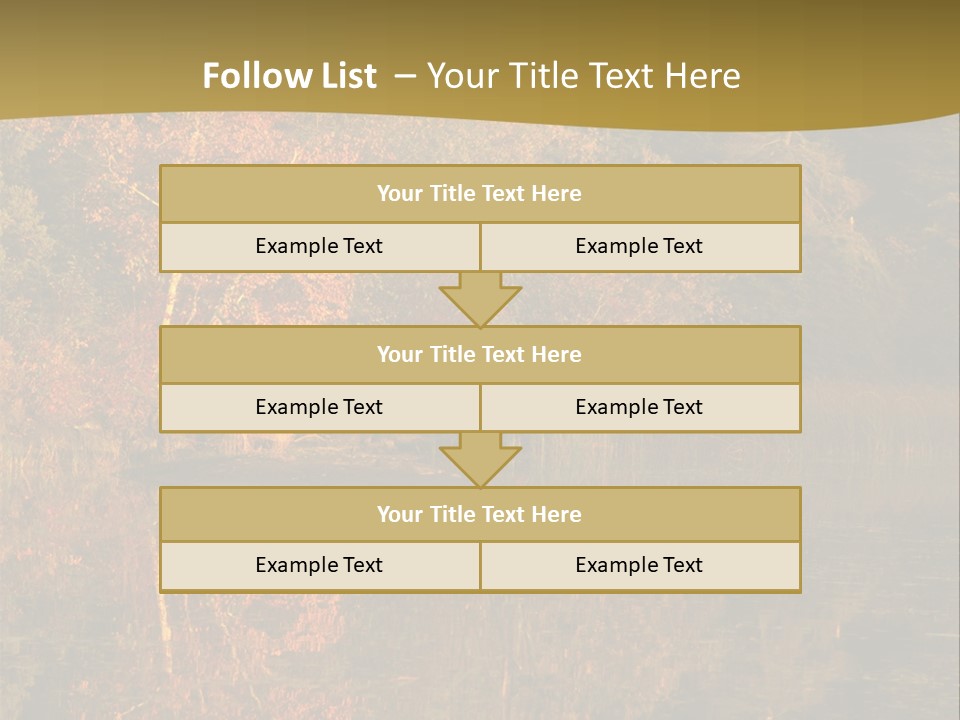 Woodlands Canada Peaceful PowerPoint Template