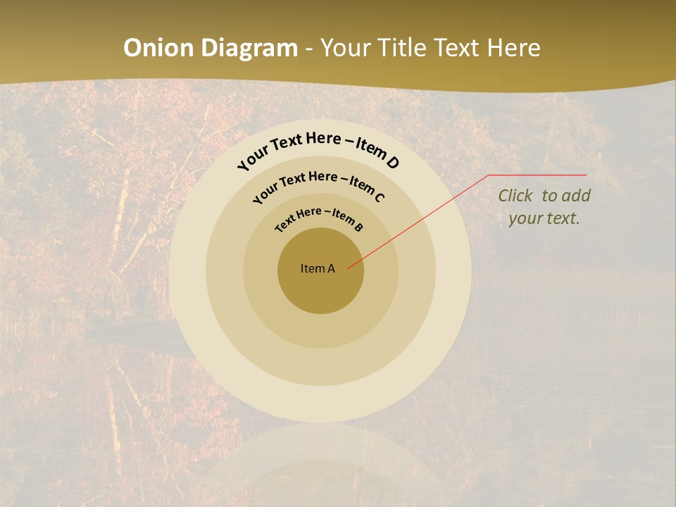 Woodlands Canada Peaceful PowerPoint Template