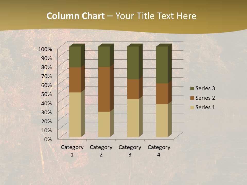 Woodlands Canada Peaceful PowerPoint Template
