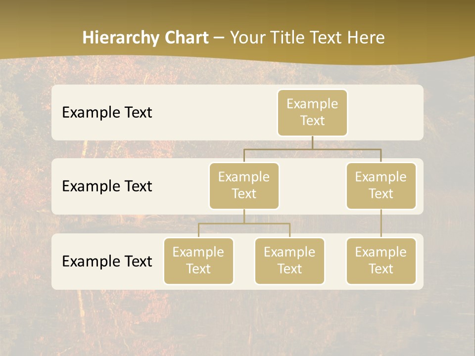 Woodlands Canada Peaceful PowerPoint Template