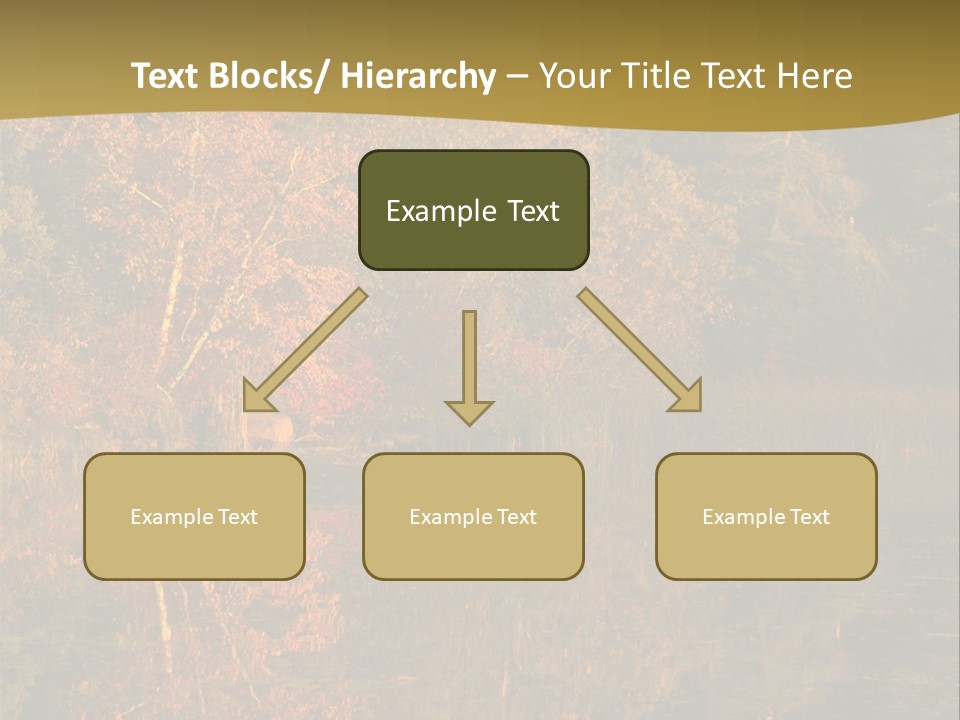 Woodlands Canada Peaceful PowerPoint Template