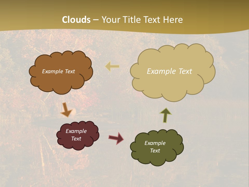 Woodlands Canada Peaceful PowerPoint Template