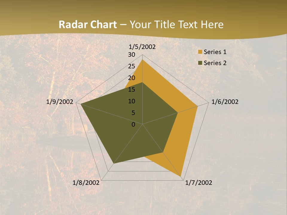 Woodlands Canada Peaceful PowerPoint Template