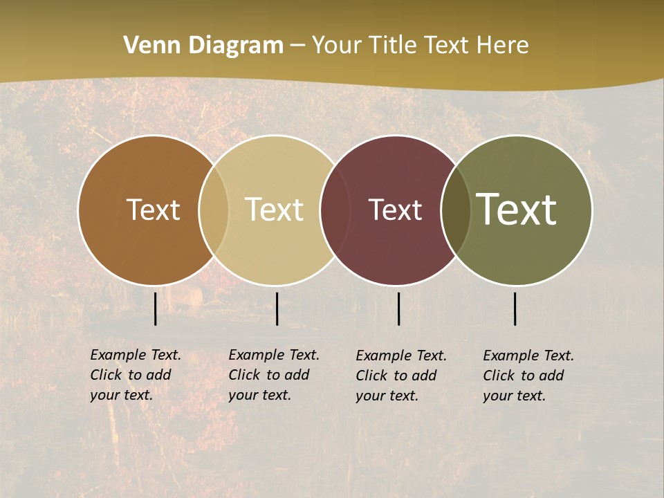 Woodlands Canada Peaceful PowerPoint Template