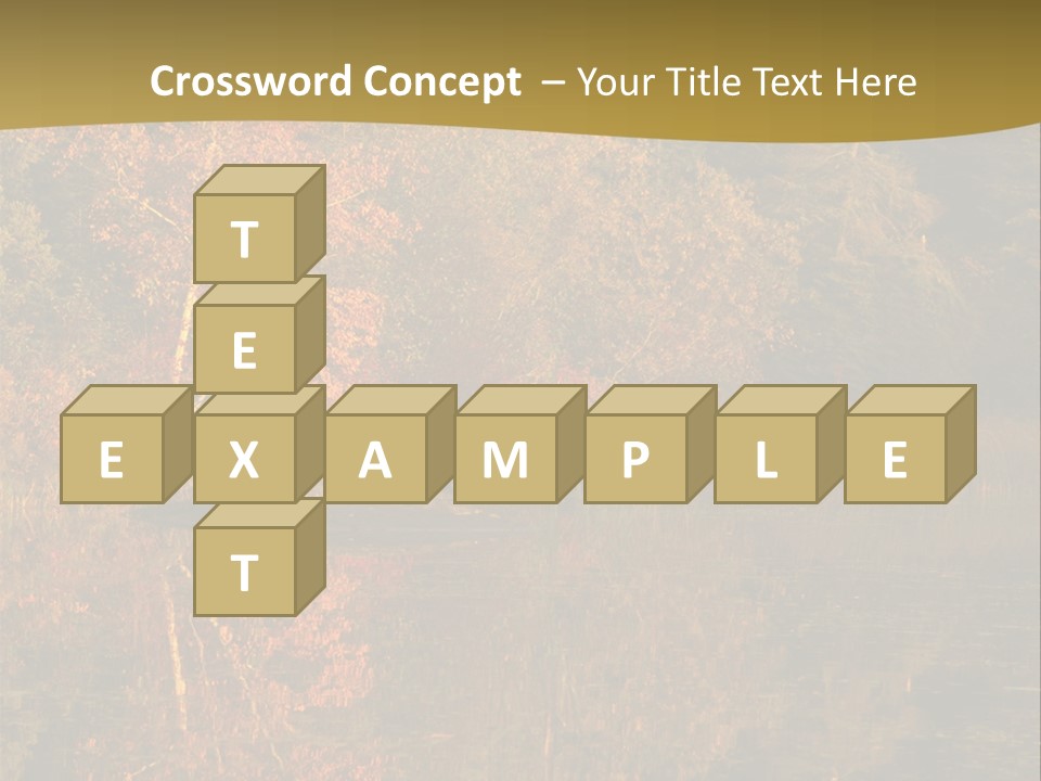 Woodlands Canada Peaceful PowerPoint Template