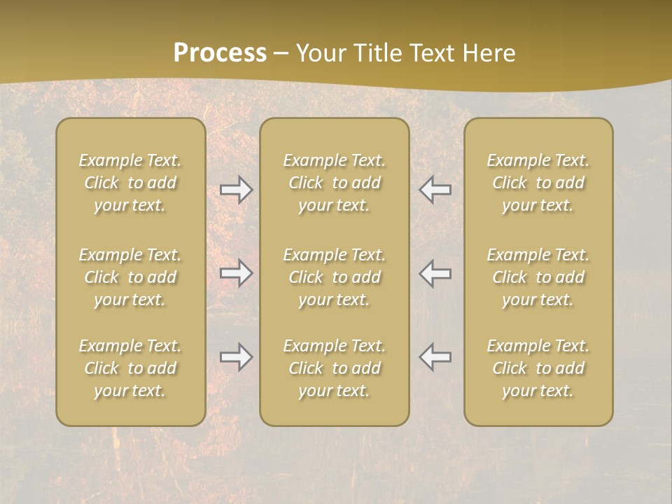 Woodlands Canada Peaceful PowerPoint Template