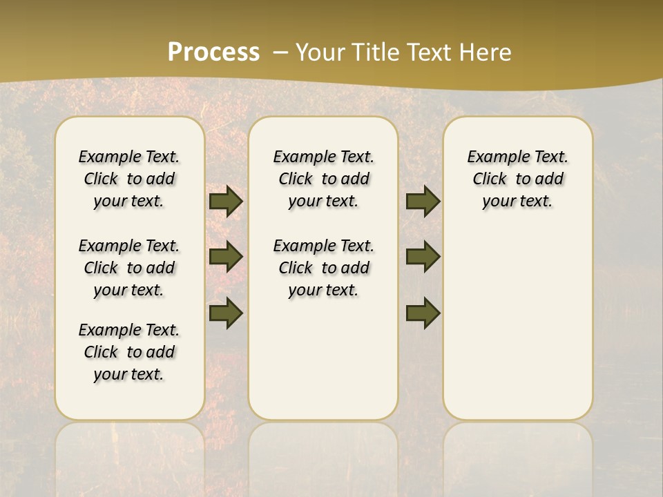 Woodlands Canada Peaceful PowerPoint Template