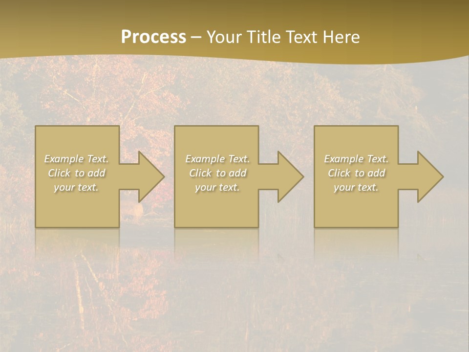 Woodlands Canada Peaceful PowerPoint Template