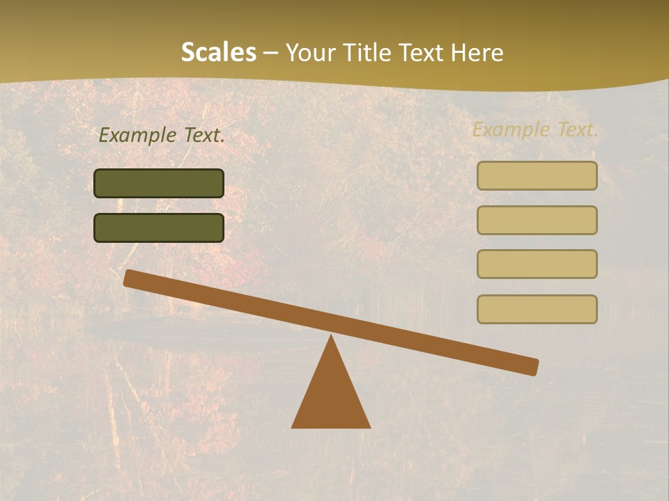 Woodlands Canada Peaceful PowerPoint Template