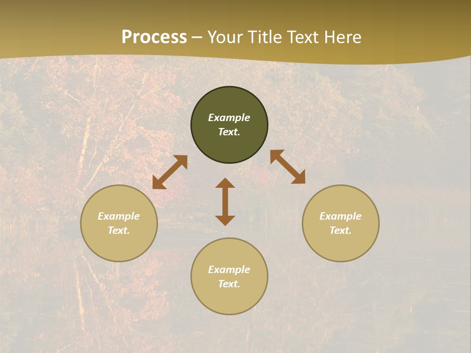 Woodlands Canada Peaceful PowerPoint Template