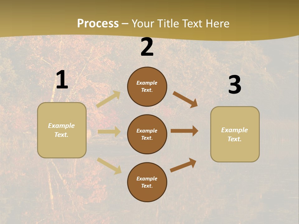 Woodlands Canada Peaceful PowerPoint Template