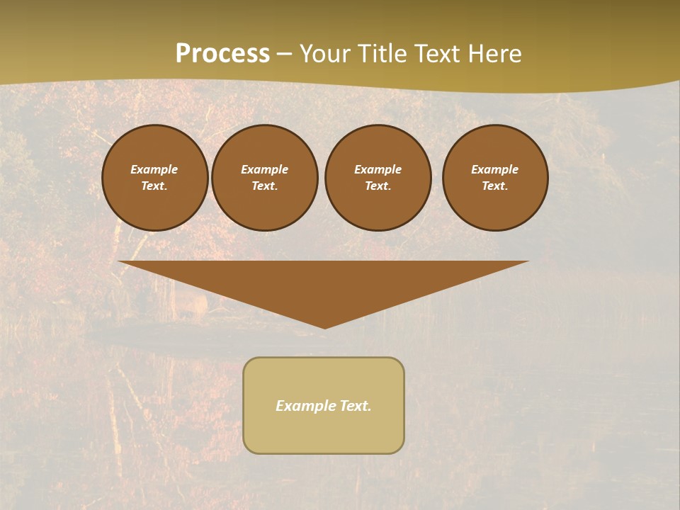 Woodlands Canada Peaceful PowerPoint Template