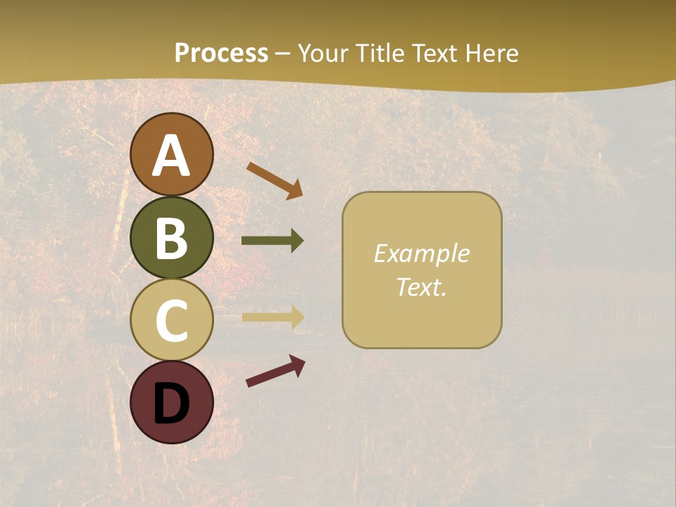 Woodlands Canada Peaceful PowerPoint Template