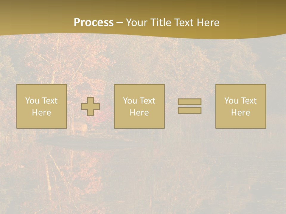 Woodlands Canada Peaceful PowerPoint Template