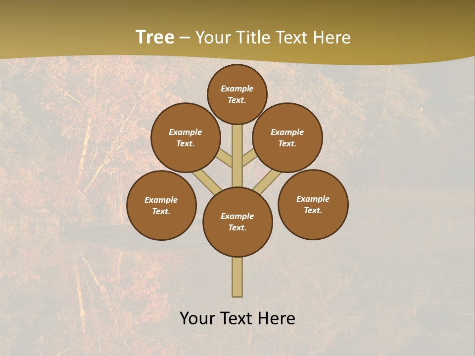 Woodlands Canada Peaceful PowerPoint Template