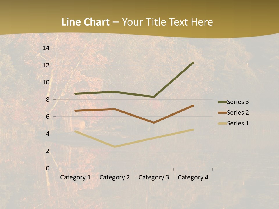 Woodlands Canada Peaceful PowerPoint Template
