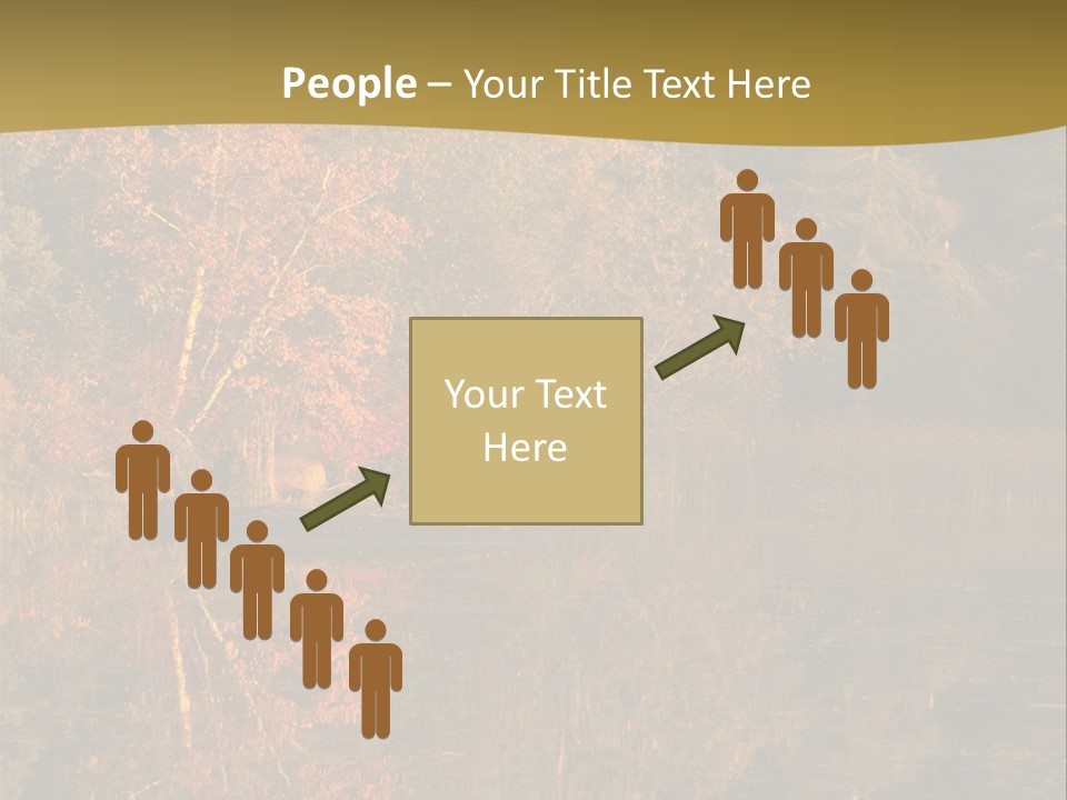 Woodlands Canada Peaceful PowerPoint Template