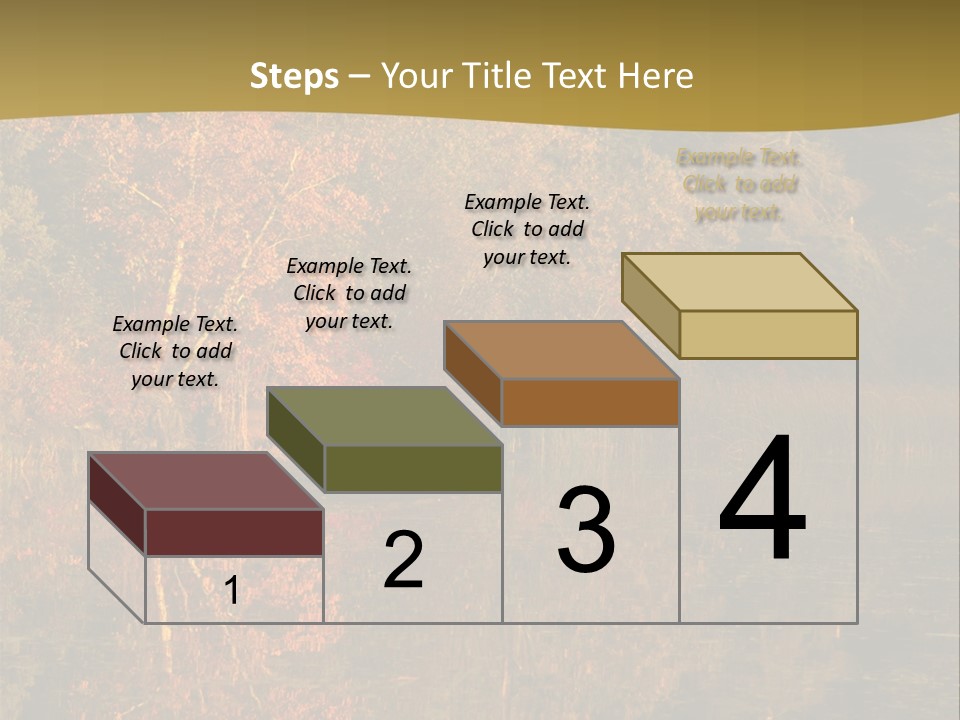 Woodlands Canada Peaceful PowerPoint Template