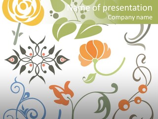 Graphic Set Ornament PowerPoint Template