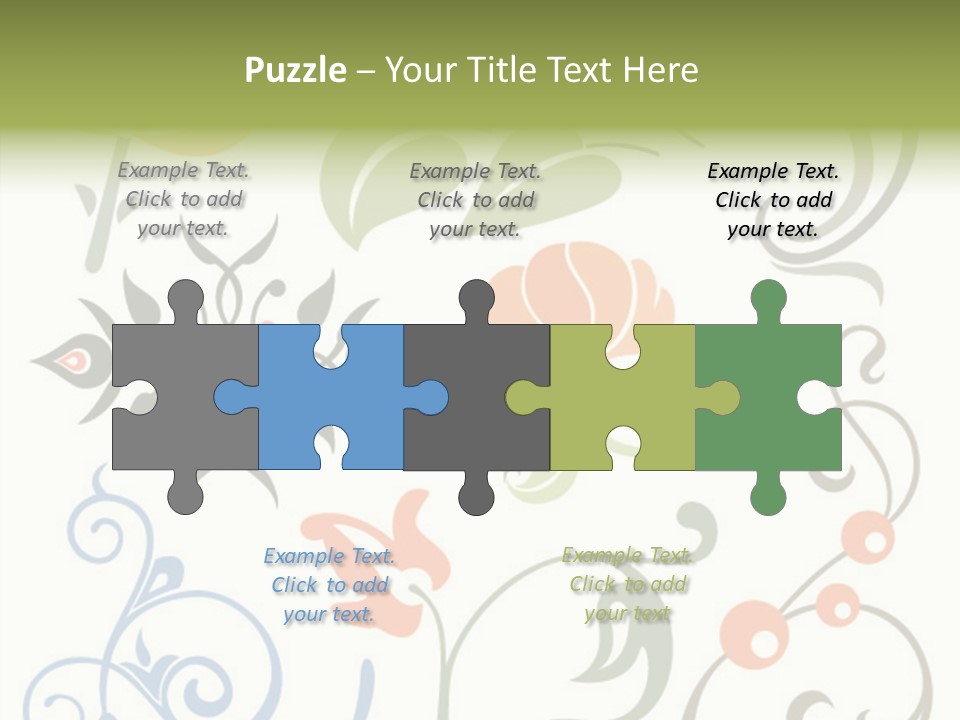 Graphic Set Ornament PowerPoint Template