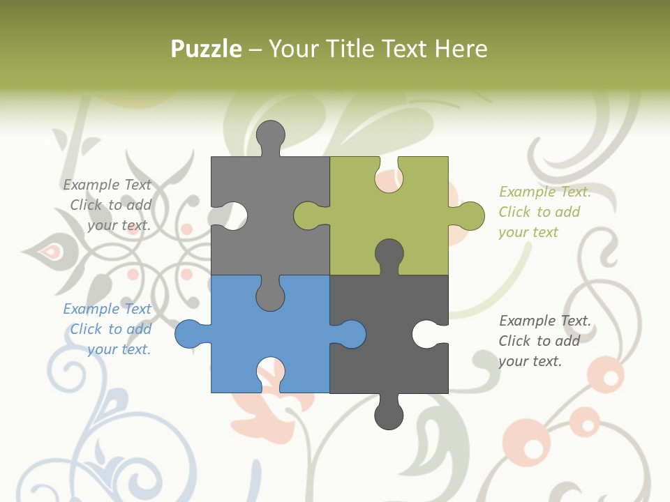 Graphic Set Ornament PowerPoint Template