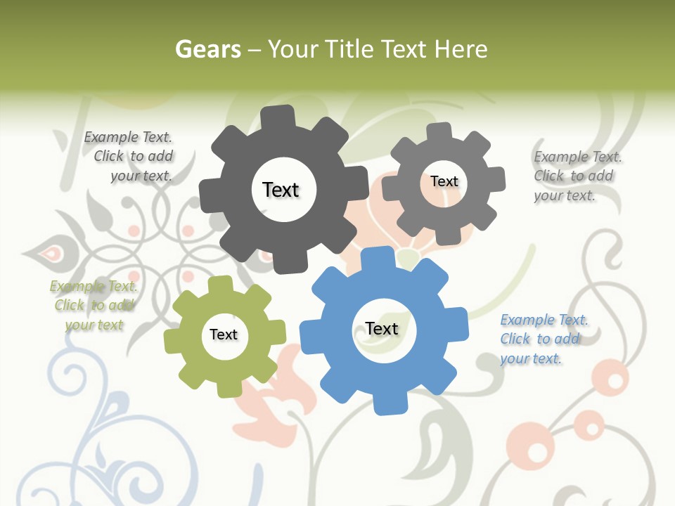 Graphic Set Ornament PowerPoint Template