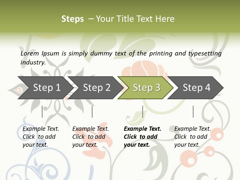 Graphic Set Ornament PowerPoint Template