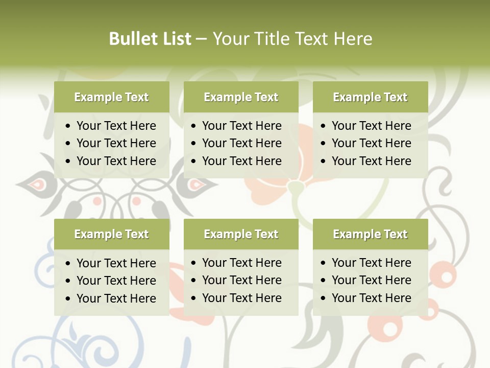 Graphic Set Ornament PowerPoint Template