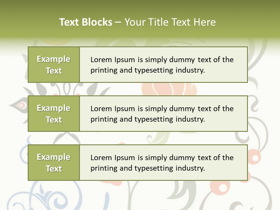 Graphic Set Ornament PowerPoint Template