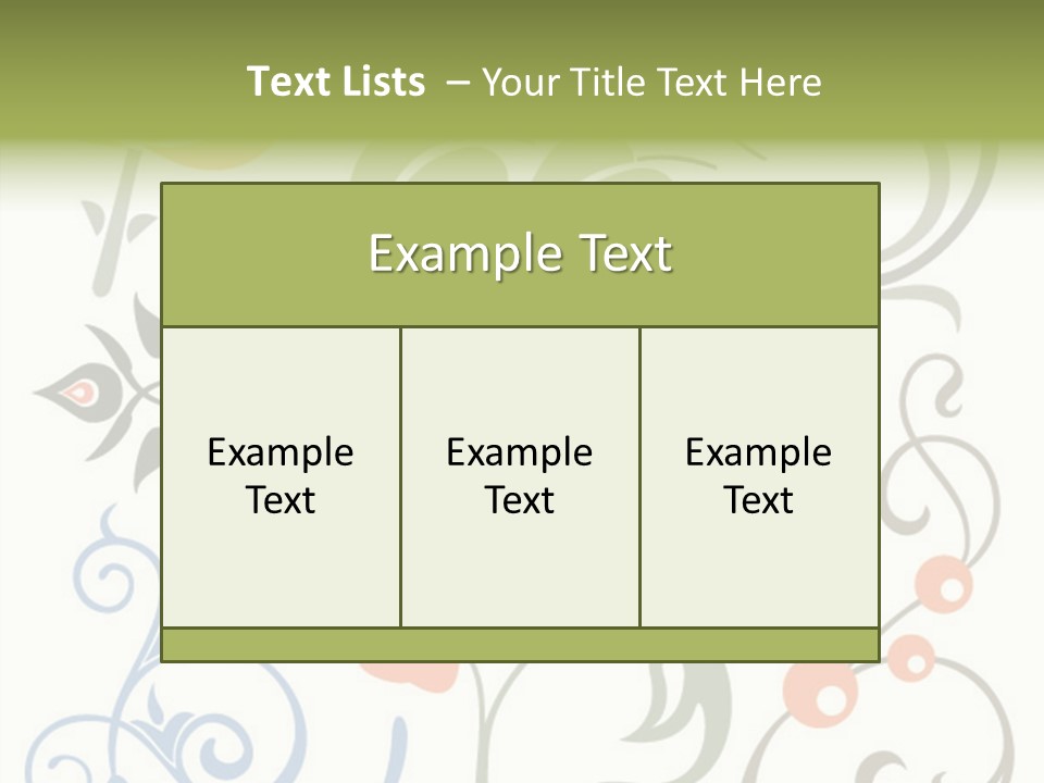 Graphic Set Ornament PowerPoint Template