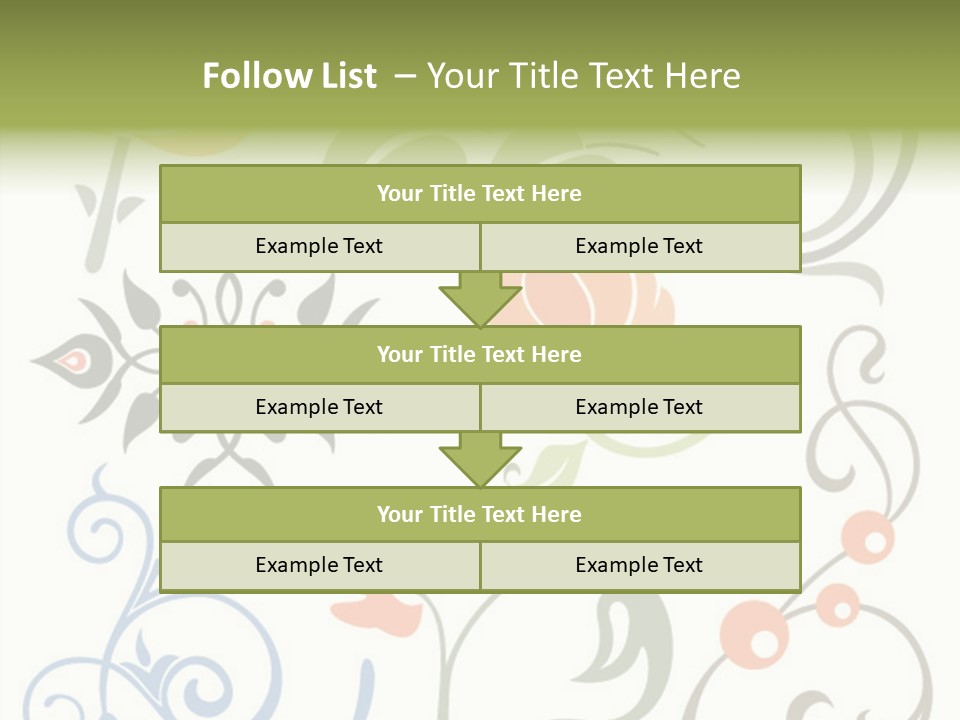 Graphic Set Ornament PowerPoint Template