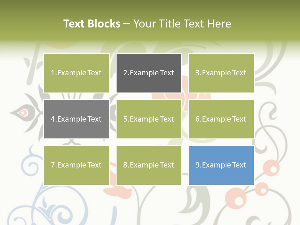 Graphic Set Ornament PowerPoint Template