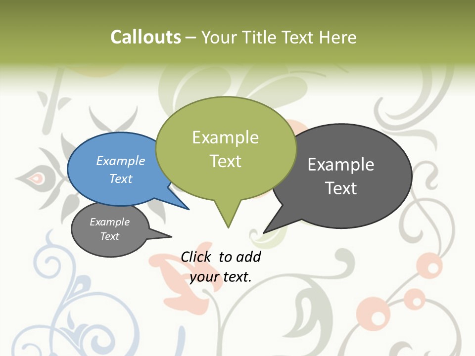 Graphic Set Ornament PowerPoint Template