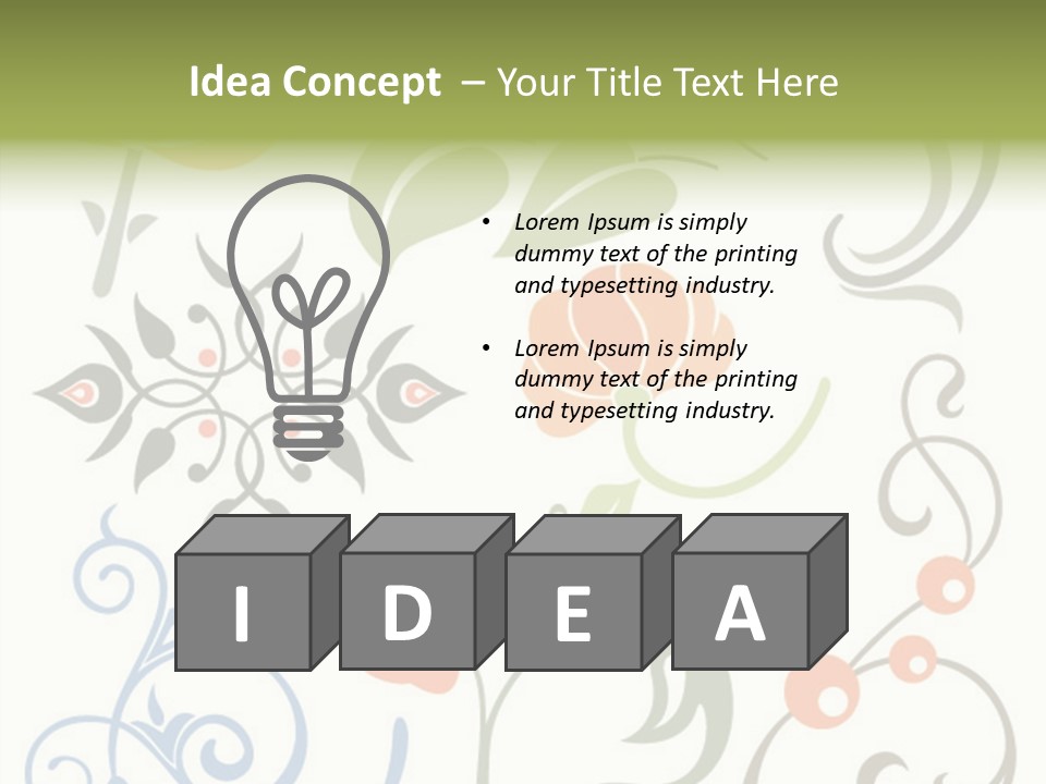 Graphic Set Ornament PowerPoint Template