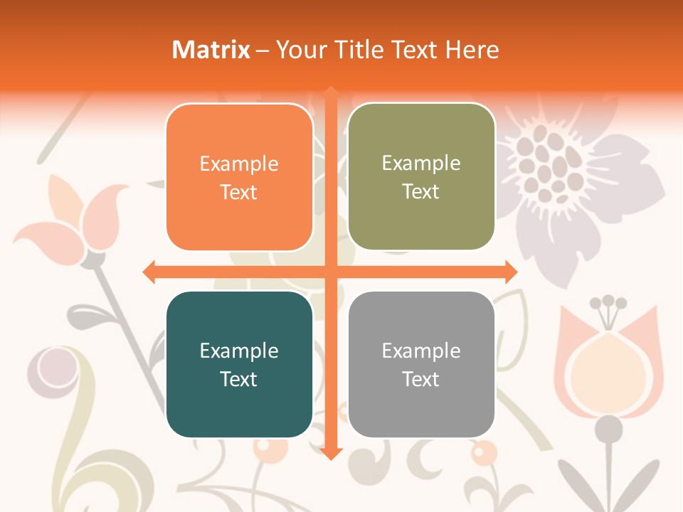 Panellabel Plant Deco PowerPoint Template
