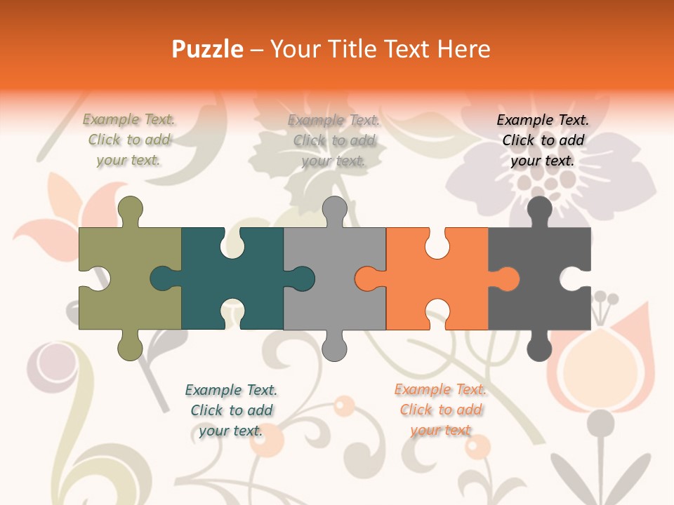 Panellabel Plant Deco PowerPoint Template