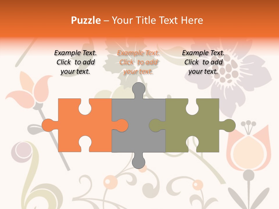 Panellabel Plant Deco PowerPoint Template